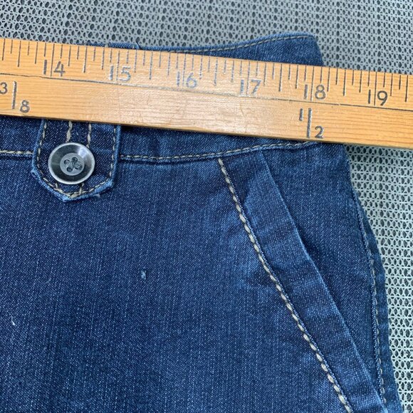 Sonoma Life + Style Womens Size 16 Blue Modern Capri Denim - Picture 5 of 10